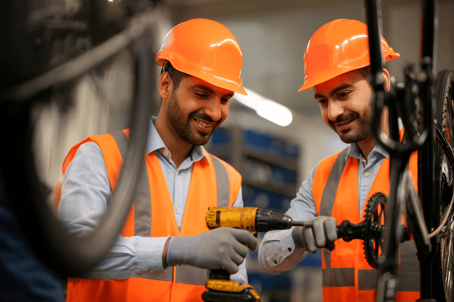 Professional team at work